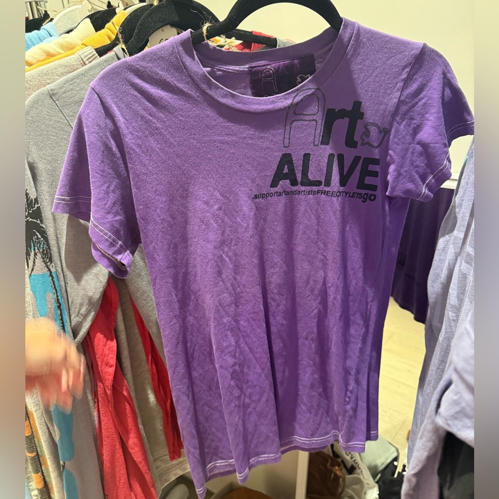 Freecity vintage purple tshirt